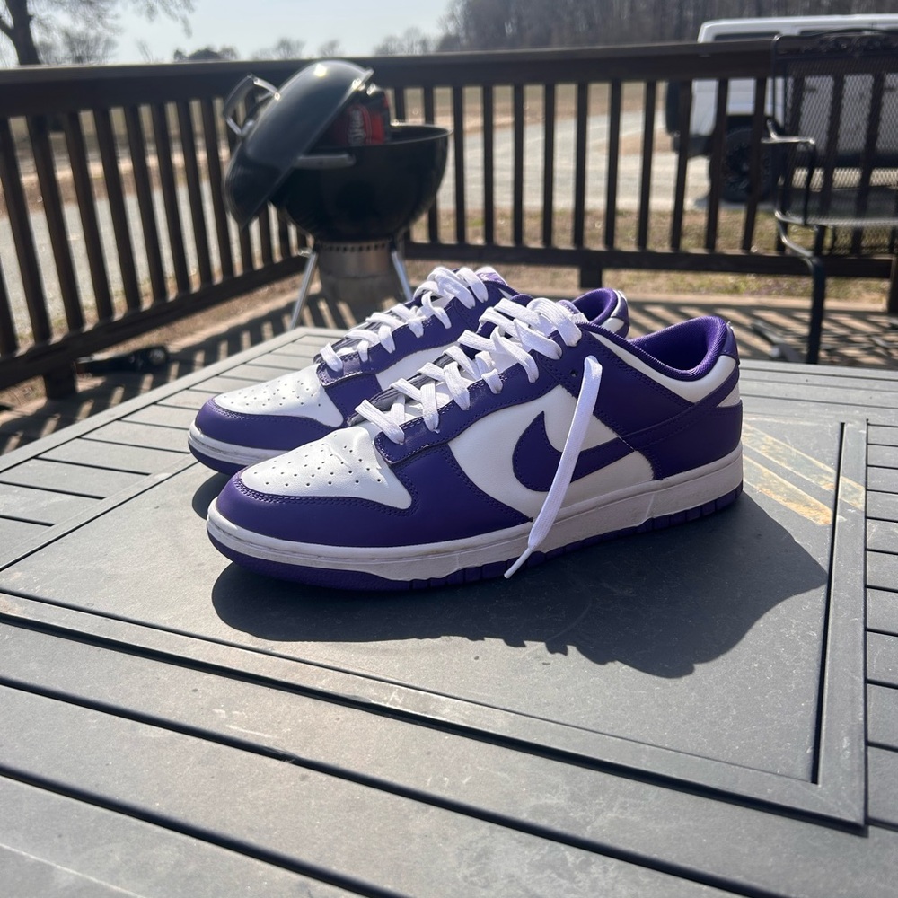 Nike Purple and White Sneakers